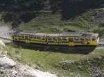 TW der Wendelsteinbahn bei der Bergfahrt kurz vor der Bergstation; 22.8.10