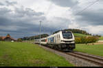 Testfahrten mit der ELP Stadler Euro9000 (2019 301) auf der Linie Bern - Schwarzenburg.