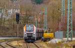 Baureihe EuroDual - BR 159 001  hier im Bahnhof Rübeland/Harz  20/12/2019