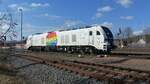 Heavy Haul Power, Stadler Eurodual 159 237 ( 9080 2159 237-7 D-RCM ) auf der durchfahrt in Gera am 7.3.2022