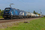 159 277  EURODUAL der Frachtbahn mit Kesseln  am 1 Oktober 2026 bei Eglharting.