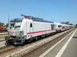 248 504 mit ICE2375 am 15.07.26 in Nieb�ll.