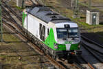 D-ELOC 248 017-6 machte am 31.03.2026 Kopf im Lübecker Hgbf (ALR). Und fuhr wenig später mit ihrem SETG-Holzzug Richtung Hamburg. 