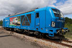 Vectron 248 044 TRIANGULA Logistik GmbH war gleich am Anfang des Geländes abgestellt.