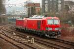 DB 187 165 & DB 249 027 in Wuppertal, Februar 2025.