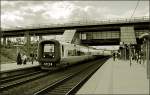 Umsteigebahnhof -    Station Ørestad im Süden von Kopenhagen an der Strecke zur Øresundbrücke.