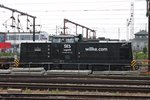 Am 27.05.2015 stand SES 293 005-5  Georg  mit ein paar Schotterwagen im Vorfeld von Koepenhavn H.