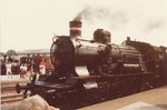 DSB ltr 917 Baujahr 1909 (Hanomag) Maribo Station Sommer 1982 im Hintergrund  MMB lok  Øster Gasværk No.