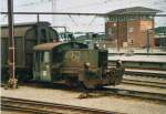 DSB Kf 282 mit Gterzug im Bahnhof von Odense