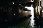 DSB - Die Lok My 1156 auf dem Fhrschiff, wartet fr Abfahrt zum Nyborg's Bahnhof und weiter bis Odense. Der Zug ist privat, fr Dnemark's Eisenbahn Freunden. Wir sind am 31. Mai 1997, der letzte Tag fr die Fhre Verbindung Korsoer - Nyborg auf dem Grossen Belt.  Grosse Erinnerung ! (Foto J.J. Barbieux) 