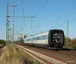 MF 5085 ist am 19.08.09 als EC 34 aus Kopenhagen bei Bad Oldesloe Richtung Hamburg Hbf unterwegs.