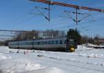 MF 5043 hat soeben Padborg verlassen und befindet sich auf dem Weg nach Aarhus,21.02.2010.