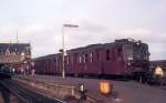 DSB Mo 1974 (Frichs, Århus / Aarhus 1938) Bahnhof Helsingør im Juli 1975.