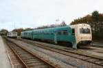 Arriva Triebwagen MR/MRD 4012/4212 macht am 19.10.2008 Wochenende in Varde.