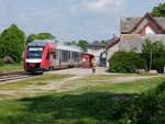 Lokalzug der Østbanen nach Køge (Lint 41 2133) am 1. Juni 2019 in Rødvig.
