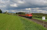 ER 45367 mit Flachwagen bei Brand Richtung Cheb mit 232 609, natürlich mehr als weniger Ausgelastet düste der Planzug am Fotopunkt vorbei. Aufgenommen bei noch Sonnenschein am 29.05.2020.