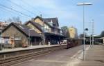 DSB S-Bahnlinie F S-Bahnhof Charlottenlund im Mai 1978.