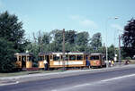 Århus / Aarhus ÅS SL 1 (Tw 20) / SL 2 (Bw 49) in der Endstellenschleife in Marienlund am 9.