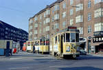 København / Kopenhagen Københavns Sporveje SL 10 (Tw 601 + Bw 15xx) Valby, Toftegårds Plads am 9.