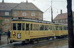 København / Kopenhagen Københavns Sporveje (KS) SL 6 (Tw 472 + Bw 1054) Valby, Ålholm Plads am 6.