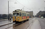 København / Kopenhagen Københavns Sporveje (KS) SL 10 (DÜWAG-GT6 886) Fredens Bro am 6.