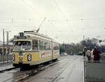 København / Kopenhagen Københavns Sporveje SL 6 (DÜWAG-GT6) Oslo Plads / Østerport Station am 8.