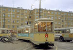 København / Kopenhagen Københavns Sporveje SL 2 (DÜWAG-GT6 847) København S, Sundbyvester Plads am 11.