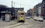 København / Kopenhagen Københavns Sporveje SL 6 (DÜWAG-GT6 812) København K, Frederiksstaden, Kongens Nytorv am 1.