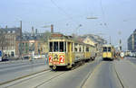 København / Kopenhagen Københavns Sporveje (KS) SL 2 (E-Wagen; Tw 515 + Bw 15**) København K, Christianshavn, Torvegade / Christianshavns Torv am 11.