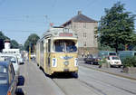 København / Kopenhagen Københavns Sporveje SL 7 (DÜWAG/Kiepe-GT6 804) København K, Nørre Voldgade / Gothersgade am 4.