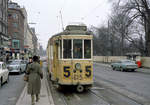 København / Kopenhagen Københavns Sporveje SL 5 (Tw 615 + Bw 15**) København N, Nørrebro, Nørrebrogade / Jagtvej / Nørrebros Runddel am 25.