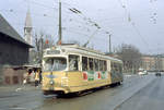 København / Kopenhagen Københavns Sporveje SL 16 (DÜWAG/Kiepe-GT6 878) København V, Vesterbro, Enghave Plads am 28.