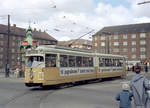 København / Kopenhagen Københavns Sporveje SL 16 (DÜWAG/Kiepe-GT6 890) Valby, Toftegårds Plads / Vigerslev Allé am 24.