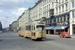 København / Kopenhagen Københavns Sporveje SL 16 (DÜWAG/Kiepe-GT6 880) København K, Zentrum, Frederiksborggade / Nørre Voldgade am 24.