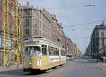 København / Kopenhagen Københavns Sporveje SL 7 (DÜWAG/Kiepe-GT6 899) København N, Nørrebro, Nørrebrogade / Nørrebro Remise (: Straßenbahnbetriebsbahnhof