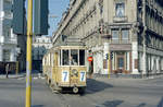 København / Kopenhagen Københavns Sporveje SL 7 (Tw 568 + Bw 15**) København K, Centrum, Kongens Nytorv im April 1971.