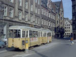 København / Kopenhagen Københavns Sporveje SL 5 (DÜWAG/Kiepe-GT6 877) København K, Stadtmitte, Frederiksholms Kanal / Nybrogade am 28. Juni 1971. - Scan eines Farbnegativs. Film: Kodacolor X.