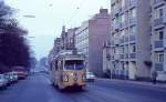 København / Kopenhagen Københavns Sporveje (KS) SL 6 (DÜWAG/Kiepe-GT6 810) Frederiksberg, Pile Allé / Søndermarken im Oktober 1968.