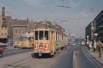 København / Kopenhagen Københavns Sporveje (KS) SL 2 (Tw 515) København K, Christianshavn, Torvegade / Christianshavns Torv im Juni 1969 - 'torv': 'Markt'.