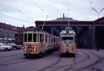 København / Kopenhagen Københavns Sporveje (KS) SL 2 (Großraumtriebwagen 508 / DÜWAG/Kiepe-GT6 838) København S, Sundbyøster, Sundby remise