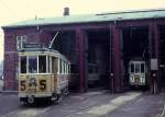 Kbenhavn / Kopenhagen Kbenhavns Sporveje / Kopenhagener Strassenbahnen: Im Betriebshof Nrrebro halten am 16.