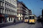 Kbenhavn / Kopenhagen KS SL 7 (DWAG-GT6 874 / 858) Frederiksborggade / Nrre Farimagsgade am 23.