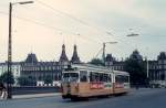 Kbenhavn / Kopenhagen KS SL 5 (DWAG-GT6 887) Dronning Louises Bro (: Knigin-Louise-Brcke) im Mai 1971.