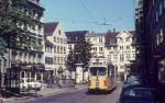 Kbenhavn / Kopenhagen KS SL 5 (DWAG-GT6 884) Vandkunsten im Juli 1971.