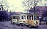 København / Kopenhagen KS SL 7 (Tw 609) Brønshøj Torv im März 1969.