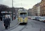 København / Kopenhagen Københavns Sporveje: SL 10 (DÜWAG-GT6 818) Kongens Nytorv im November 1967.