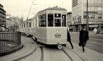 København / Kopenhagen Københavns Sporveje SL 6 (Bw 1547) Vesterbrogade / Frihedsstøtten (: das Denkmal zur Erinnerung an die Aufhebeung der Erbuntertänigkeit) im März 1968.