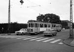 København / Kopenhagen Københavns Sporveje SL 5 (Tw 526 + Bw 15xx) Sundbyøster (København S), Backersvej im Juni 1968.