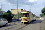 København / Kopenhagen Københavns Sporveje SL 5 (Tw 503 + Bw 15xx) København S, Sundbyøster, Kretavej (Betriebsstrecke zwischen der Backersvej und dem