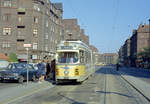 København / Kopenhagen Københavns Sporveje SL 5 (DÜWAG/Kiepe-GT6 854) København S, Amagerbro, Amager Boulevard / Amagerfælledvej am 23.